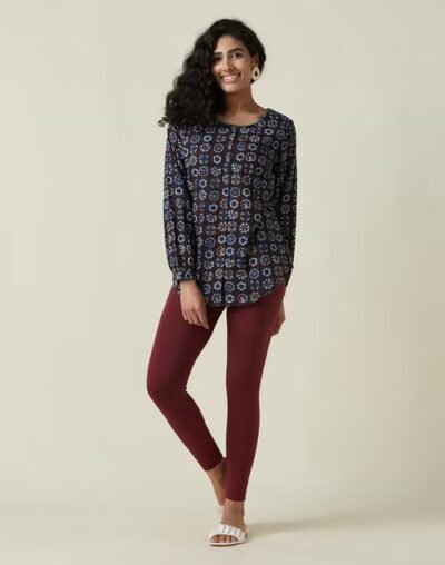 Mustard Cotton Mid Placket Shirt - Image 2