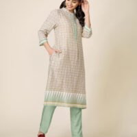 Cotton Printed Knee Length Kurta