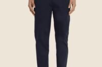 FabBasics Navy Cotton Pant