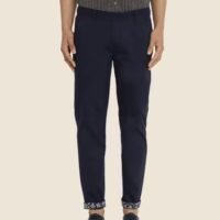 FabBasics Navy Cotton Pant