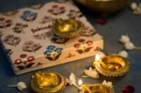 Brass Mivaan Oval Diya Gift Set