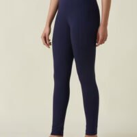 Navy Cotton Skinny Fit Leggings