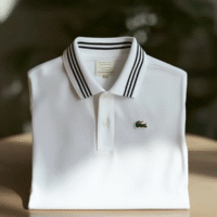 Men's Classic Business Crocodile Logo Short Sleeve Shirt